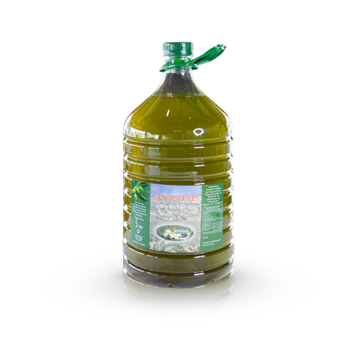 Botella de 5 litros de aceite de oliva virgen
